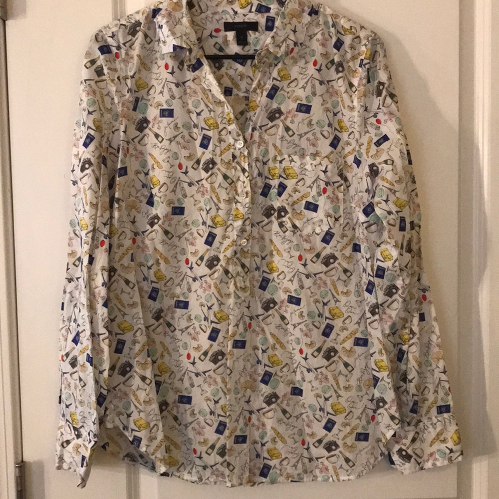 🇫🇷 J. Crew French Inspired Button Up